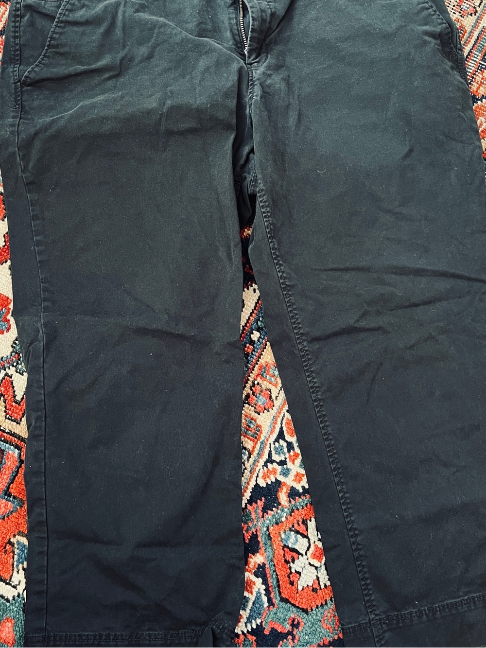 Old Navy Black Casual Pants with Button Waist